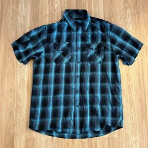 EUC Dixxon Flannel Co. Fifth Ave Men's Plaid Shirt - Bamboo Blend - Blue - L